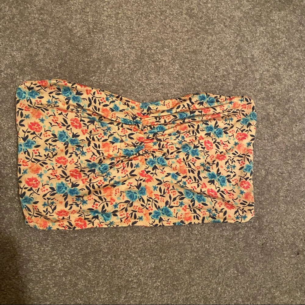 FP intimately longline bandeau bra XS floral